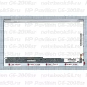 Матрица для ноутбука HP Pavilion G6-2008sr (1366x768 HD) TN, 40pin, Глянцевая