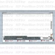 Матрица для ноутбука HP Pavilion DV6-3031nr (1366x768 HD) TN, 40pin, Глянцевая