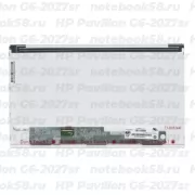 Матрица для ноутбука HP Pavilion G6-2027sr (1366x768 HD) TN, 40pin, Матовая