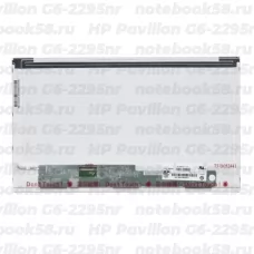 Матрица для ноутбука HP Pavilion G6-2295nr (1366x768 HD) TN, 40pin, Матовая