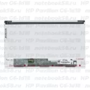 Матрица для ноутбука HP Pavilion G6-1d18 (1366x768 HD) TN, 40pin, Матовая