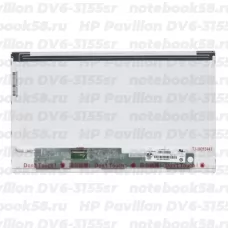 Матрица для ноутбука HP Pavilion DV6-3155sr (1366x768 HD) TN, 40pin, Матовая