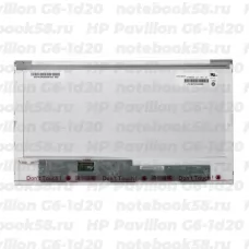 Матрица для ноутбука HP Pavilion G6-1d20 (1366x768 HD) TN, 40pin, Глянцевая