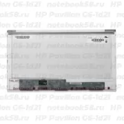 Матрица для ноутбука HP Pavilion G6-1d21 (1366x768 HD) TN, 40pin, Глянцевая