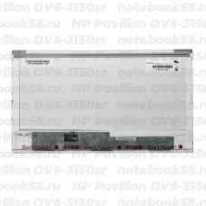 Матрица для ноутбука HP Pavilion DV6-3150sr (1366x768 HD) TN, 40pin, Глянцевая