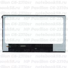 Матрица для ноутбука HP Pavilion G6-2310sr (1366x768 HD) TN, 40pin, Глянцевая