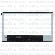 Матрица для ноутбука HP Pavilion G6-1029er (1366x768 HD) TN, 40pin, Глянцевая