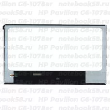 Матрица для ноутбука HP Pavilion G6-1078er (1366x768 HD) TN, 40pin, Глянцевая