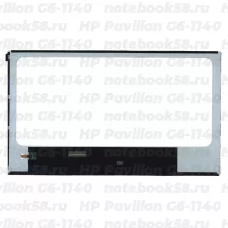 Матрица для ноутбука HP Pavilion G6-1140 (1366x768 HD) TN, 40pin, Глянцевая