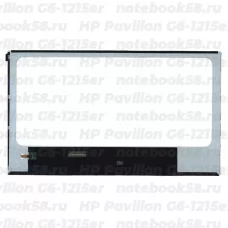 Матрица для ноутбука HP Pavilion G6-1215er (1366x768 HD) TN, 40pin, Глянцевая