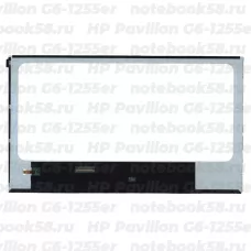 Матрица для ноутбука HP Pavilion G6-1255er (1366x768 HD) TN, 40pin, Глянцевая