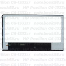 Матрица для ноутбука HP Pavilion G6-1333sr (1366x768 HD) TN, 40pin, Глянцевая