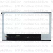 Матрица для ноутбука HP Pavilion G6-1c51nr (1366x768 HD) TN, 40pin, Глянцевая