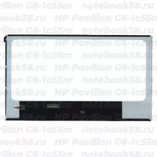 Матрица для ноутбука HP Pavilion G6-1c55nr (1366x768 HD) TN, 40pin, Глянцевая