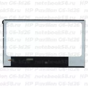 Матрица для ноутбука HP Pavilion G6-1d26 (1366x768 HD) TN, 40pin, Глянцевая