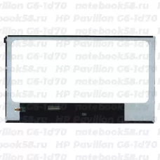 Матрица для ноутбука HP Pavilion G6-1d70 (1366x768 HD) TN, 40pin, Глянцевая