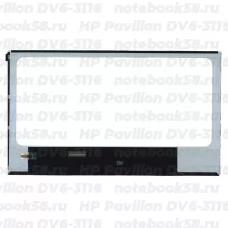 Матрица для ноутбука HP Pavilion DV6-3116 (1366x768 HD) TN, 40pin, Глянцевая