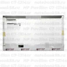 Матрица для ноутбука HP Pavilion G7-1314sr (1600x900 HD+) TN, 40pin, Матовая