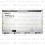 Матрица для ноутбука HP Pavilion G7-1343 (1600x900 HD+) TN, 40pin, Матовая