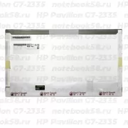 Матрица для ноутбука HP Pavilion G7-2335 (1600x900 HD+) TN, 40pin, Матовая