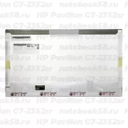 Матрица для ноутбука HP Pavilion G7-2352sr (1600x900 HD+) TN, 40pin, Матовая