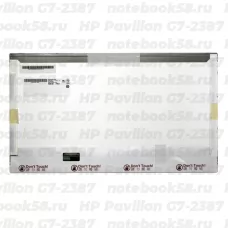 Матрица для ноутбука HP Pavilion G7-2387 (1600x900 HD+) TN, 40pin, Матовая