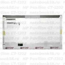 Матрица для ноутбука HP Pavilion G7-1202 (1600x900 HD+) TN, 40pin, Матовая