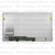 Матрица для ноутбука HP Pavilion G7-2340 (1600x900 HD+) TN, 40pin, Глянцевая