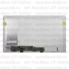 Матрица для ноутбука HP Pavilion G7-1251er (1600x900 HD+) TN, 40pin, Глянцевая