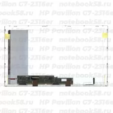 Матрица для ноутбука HP Pavilion G7-2316er (1600x900 HD+) TN, 40pin, Глянцевая