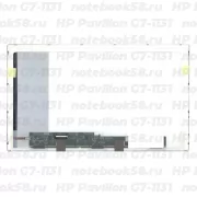 Матрица для ноутбука HP Pavilion G7-1131 (1600x900 HD+) TN, 40pin, Глянцевая