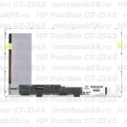 Матрица для ноутбука HP Pavilion G7-2345 (1600x900 HD+) TN, 40pin, Матовая