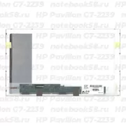 Матрица для ноутбука HP Pavilion G7-2239 (1600x900 HD+) TN, 40pin, Матовая