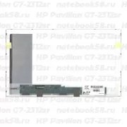 Матрица для ноутбука HP Pavilion G7-2312sr (1600x900 HD+) TN, 40pin, Матовая