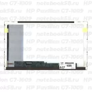 Матрица для ноутбука HP Pavilion G7-1009 (1600x900 HD+) TN, 40pin, Матовая