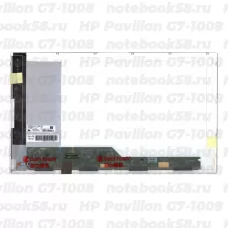 Матрица для ноутбука HP Pavilion G7-1008 (1600x900 HD+) TN, 40pin, Матовая