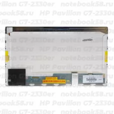 Матрица для ноутбука HP Pavilion G7-2330er (1600x900 HD+) TN, 40pin, Глянцевая