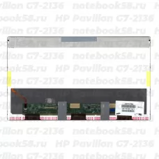 Матрица для ноутбука HP Pavilion G7-2136 (1600x900 HD+) TN, 40pin, Матовая