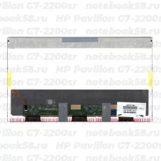 Матрица для ноутбука HP Pavilion G7-2200sr (1600x900 HD+) TN, 40pin, Матовая