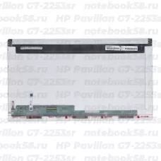 Матрица для ноутбука HP Pavilion G7-2253sr (1600x900 HD+) TN, 40pin, Матовая