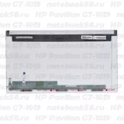 Матрица для ноутбука HP Pavilion G7-1019 (1600x900 HD+) TN, 40pin, Матовая