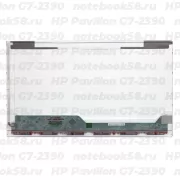 Матрица для ноутбука HP Pavilion G7-2390 (1600x900 HD+) TN, 40pin, Глянцевая