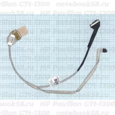 Шлейф матрицы для ноутбука HP Pavilion G7t-1300 (40pin LVDS, LED)
