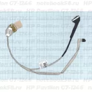 Шлейф матрицы для ноутбука HP Pavilion G7-1246 (40pin LVDS, LED)