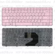 Клавиатура для ноутбука HP Pavilion G6-1000er Розовая