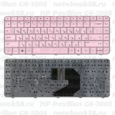 Клавиатура для ноутбука HP Pavilion G6-1005 Розовая