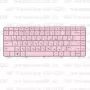 Клавиатура для ноутбука HP Pavilion G6-1129 Розовая