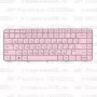 Клавиатура для ноутбука HP Pavilion G6-1253sr Розовая