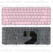 Клавиатура для ноутбука HP Pavilion G6-1258er Розовая