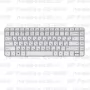 Клавиатура для ноутбука HP Pavilion G6-1000 Серебристая